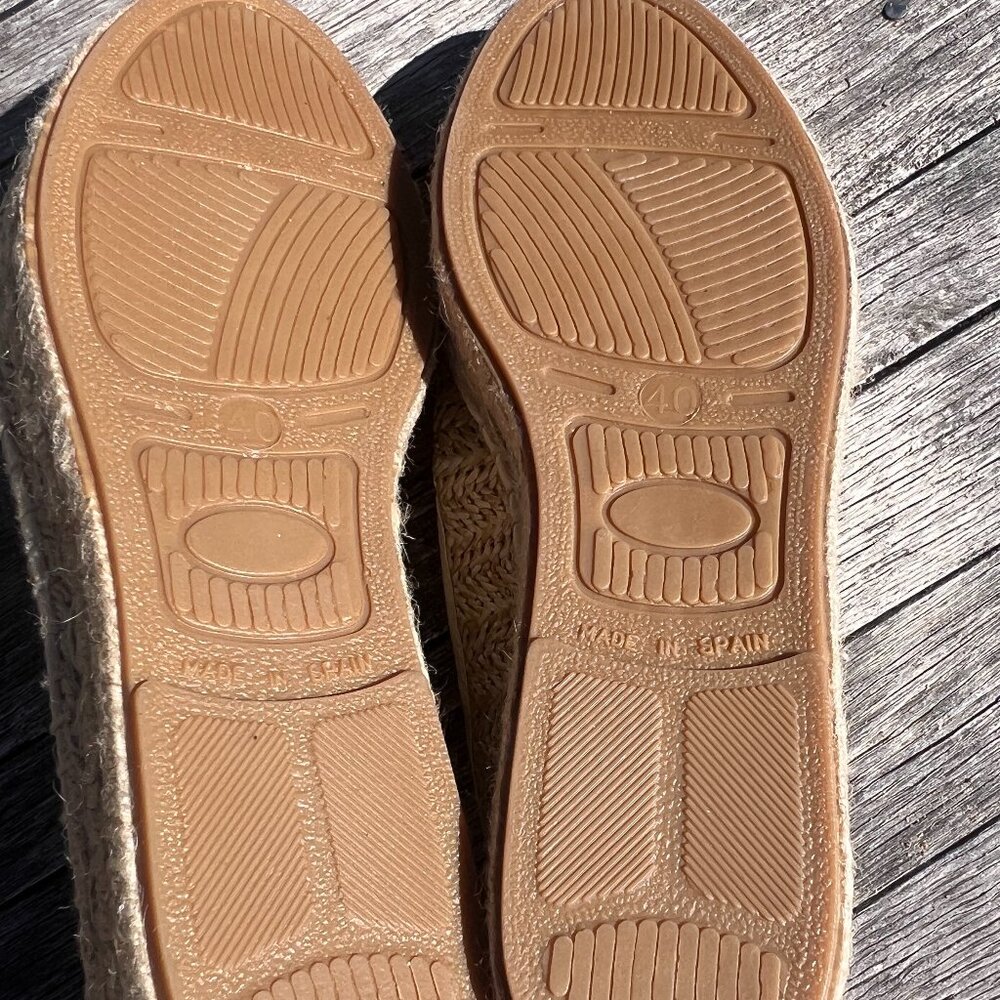 NWT La Canadienne Clay Rattan Platform Loafer - Size 8.5 - Picture 16 of 16